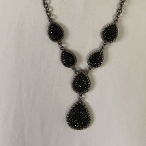 Vintage Drusey Drop Necklace